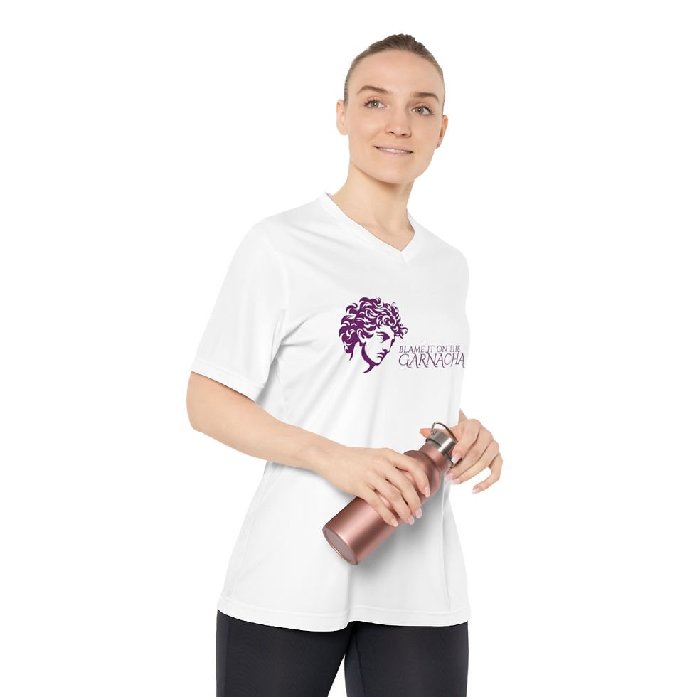 Thumbnail: Women's Grapes & Wine Series V-Neck Tee: Garnacha