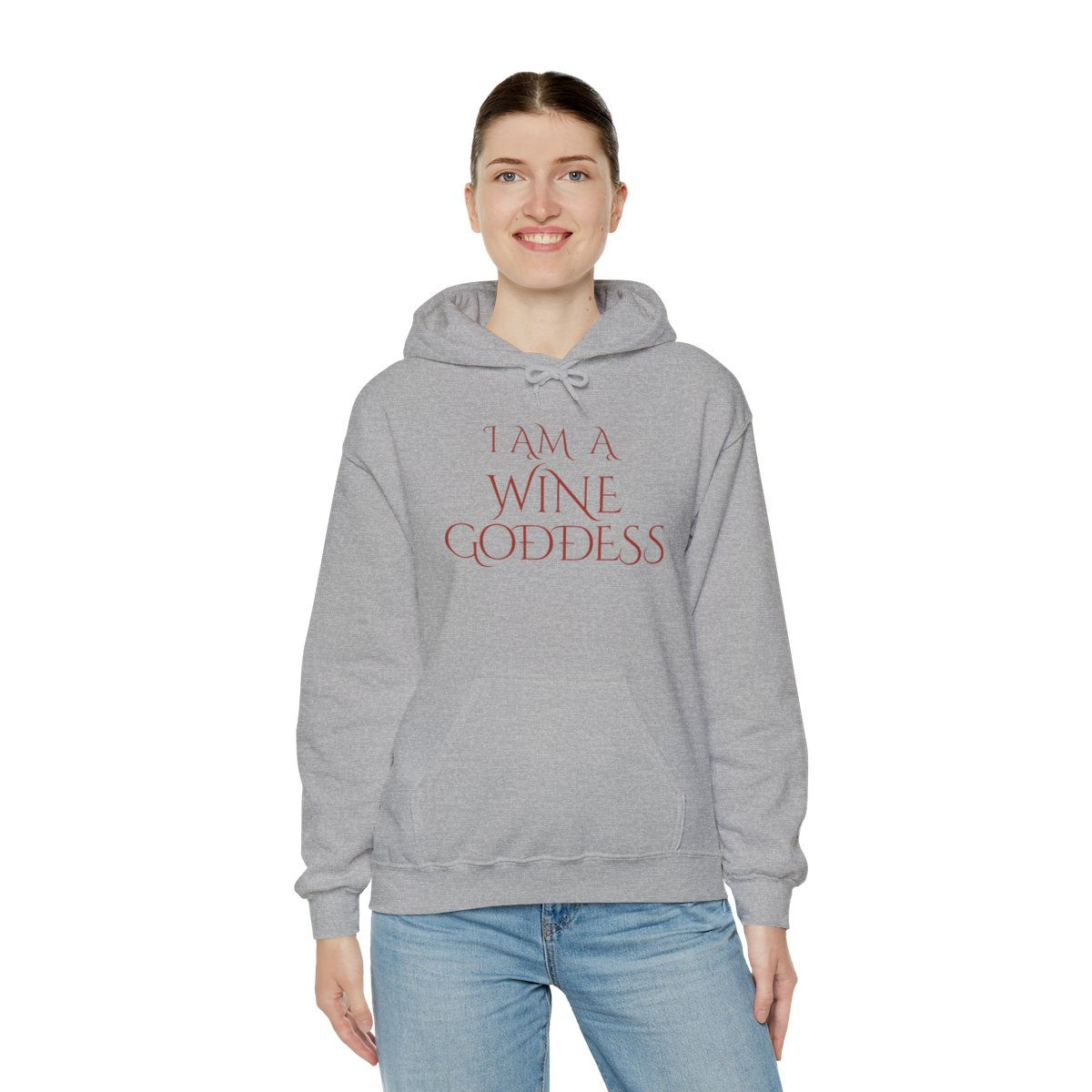 Women's Wine Goddess Hoodie - Brick