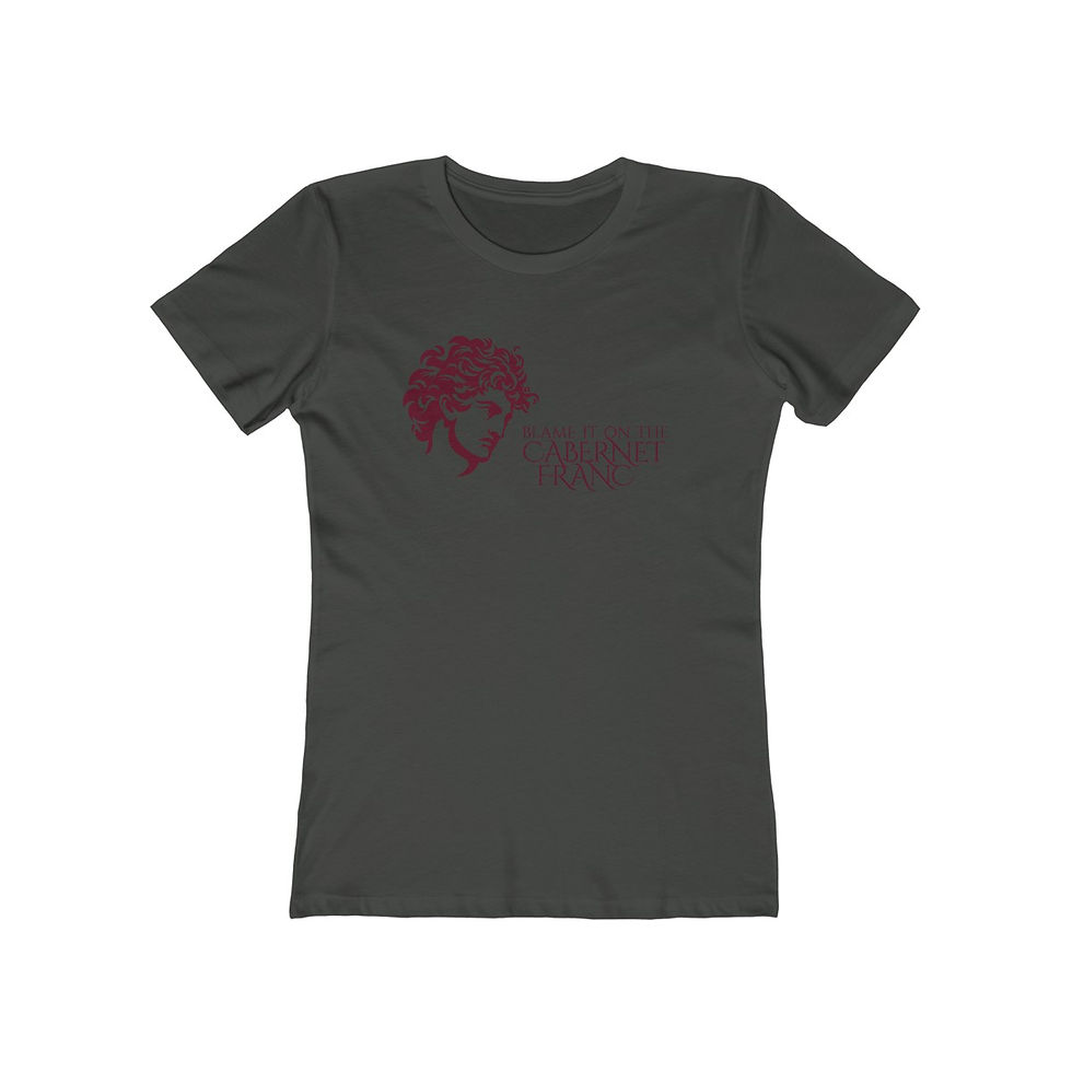 Thumbnail: Women's Grapes & Wine Series Tee: Cabernet Franc