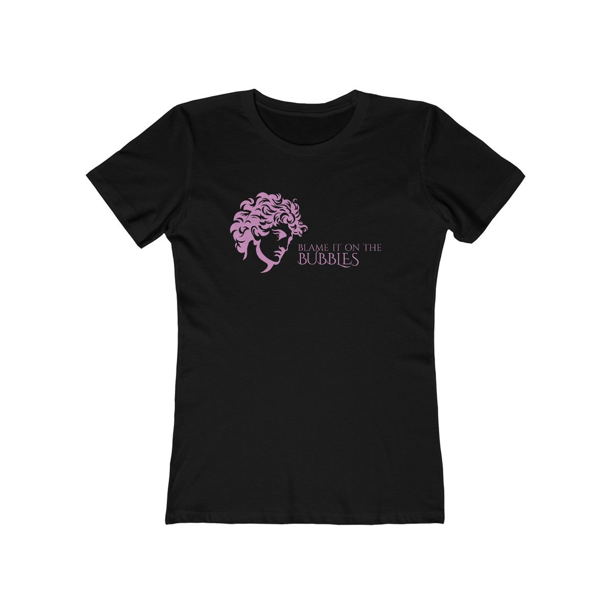 Women's Grapes & Wine Series Tee: Bubbles