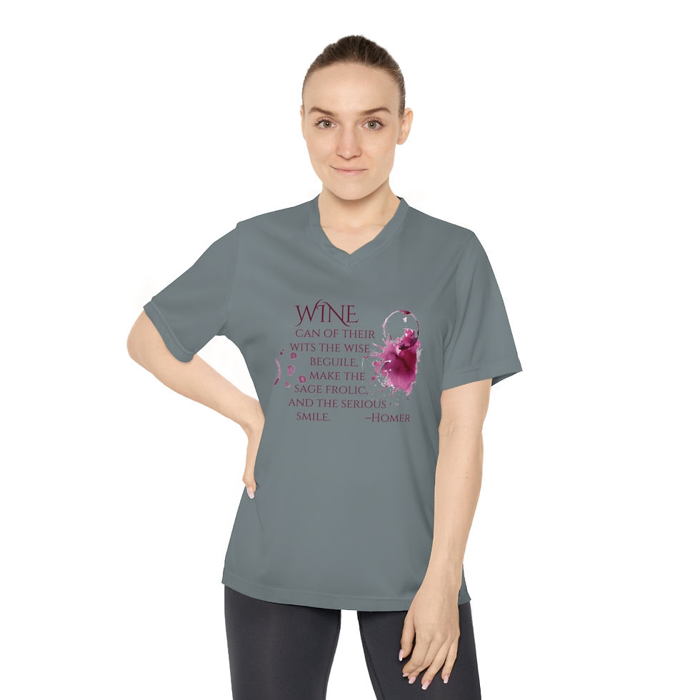 Thumbnail: Women's Quote Series V-Neck Tee: Homer