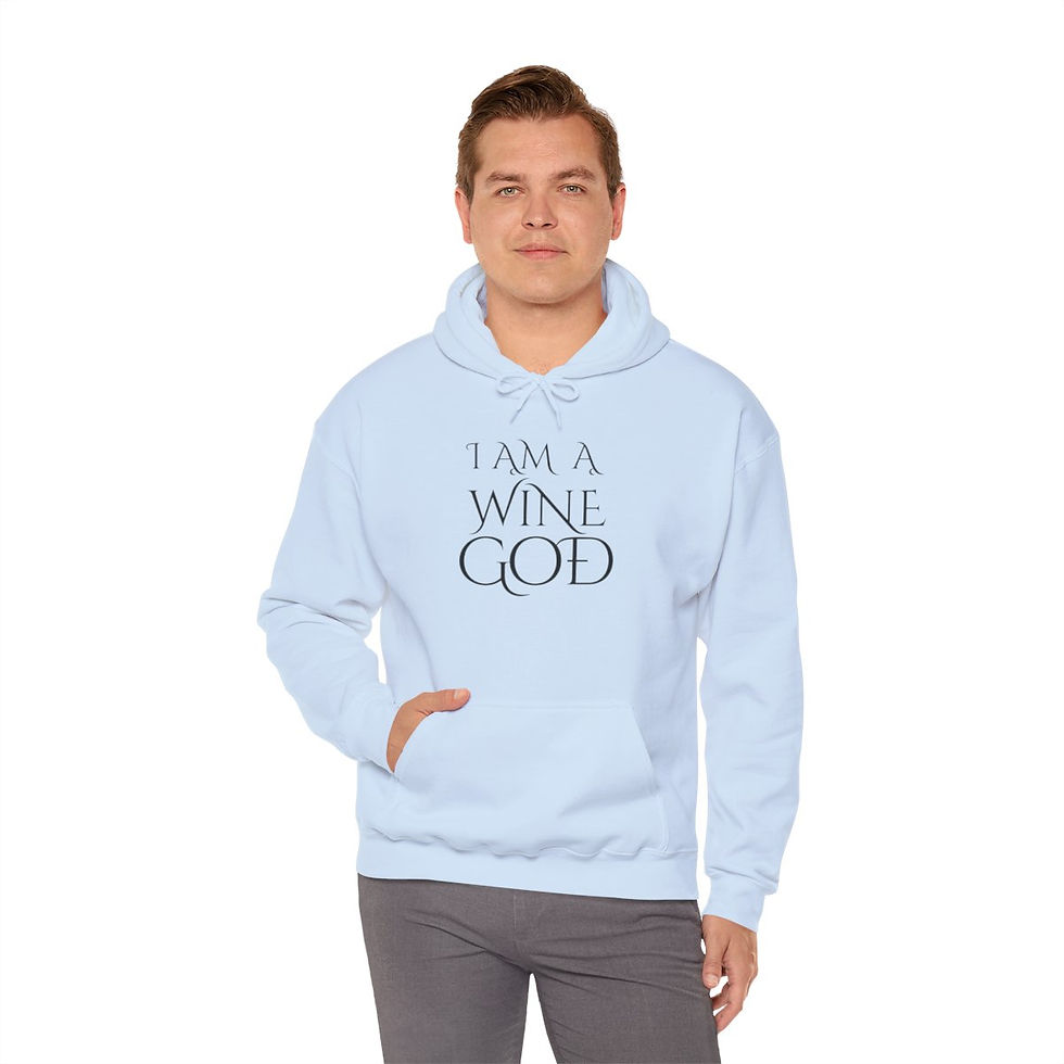 Thumbnail: Men's Wine God Hoodie - Black