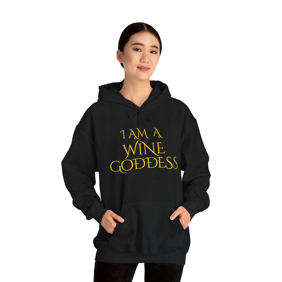 Thumbnail: Women's Wine Goddess Hoodie - Gold