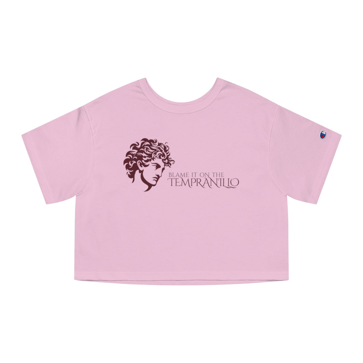 Women's Grapes & Wines Series Cropped Tee: Tempranillo