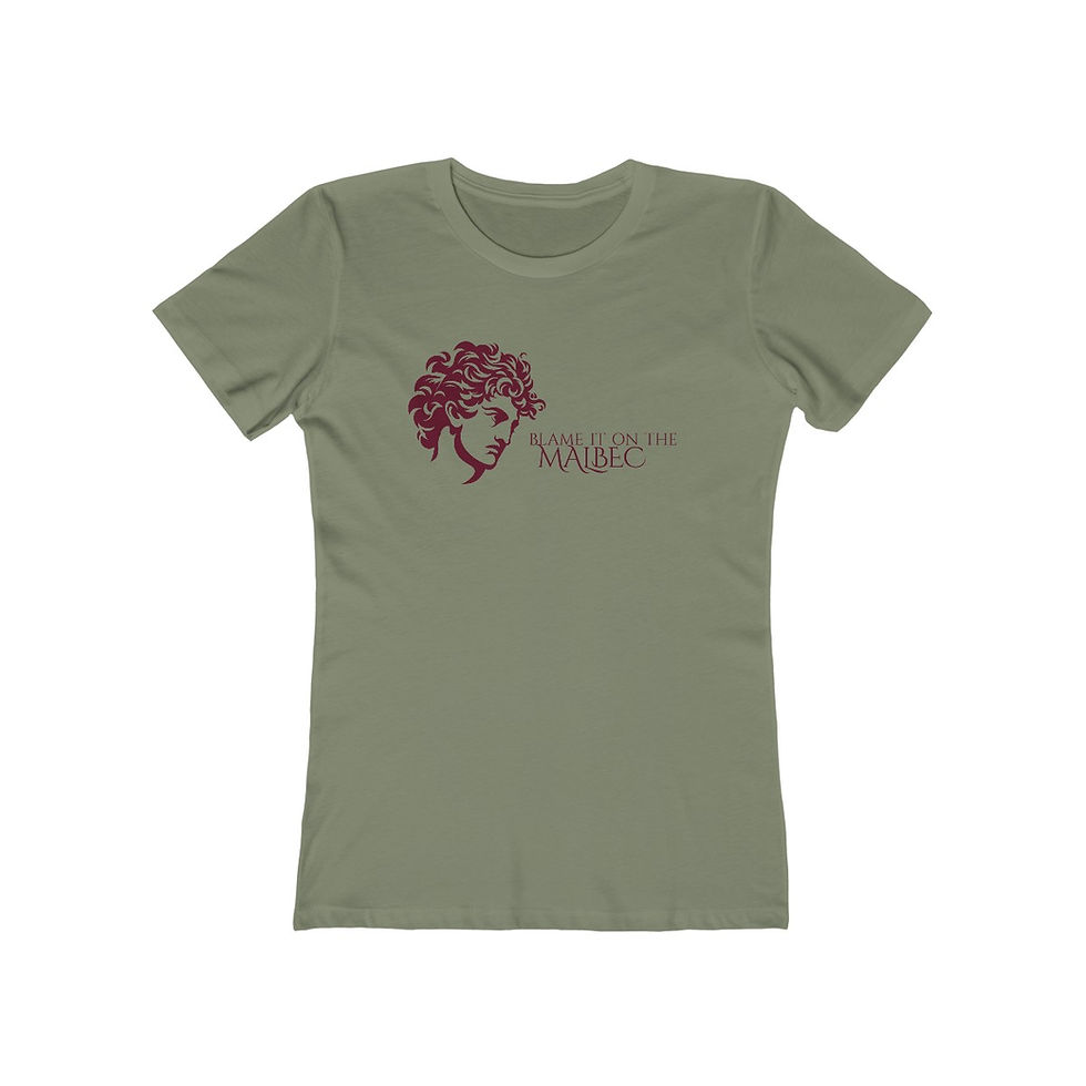 Thumbnail: Women's Grapes & Wine Series Tee: Malbec