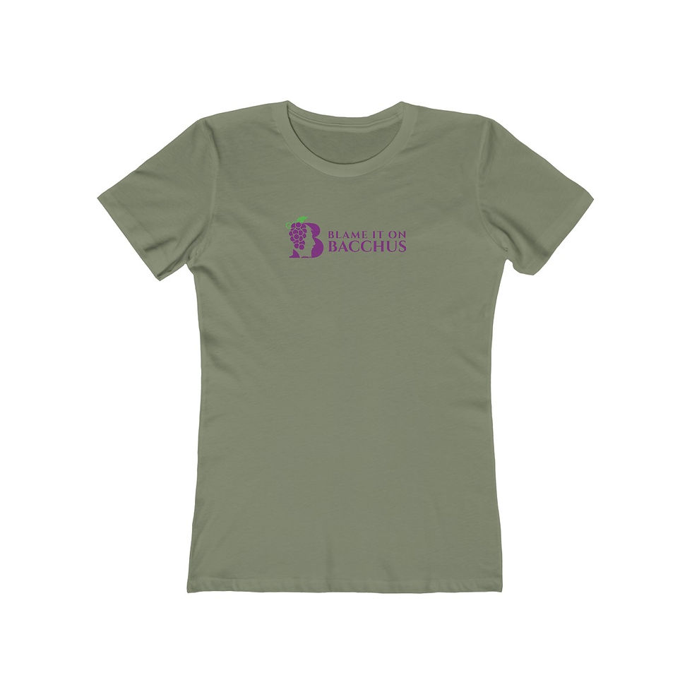 Thumbnail: Women's Blame It On Bacchus™ Logo Tee - Light Purple
