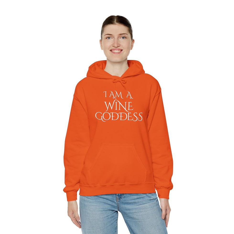 Thumbnail: Women's Wine Goddess Hoodie - White