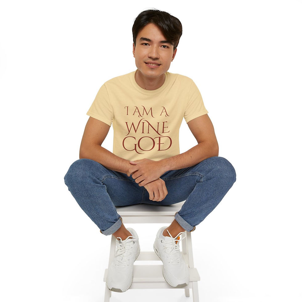 Thumbnail: Men's Wine God Tee -Brick