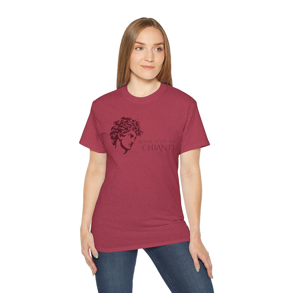 Thumbnail: Unisex Grapes & Wine Series Tee: Chianti