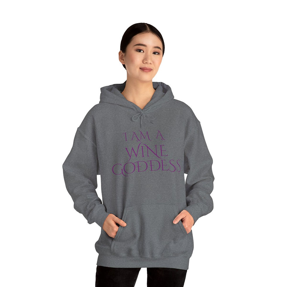 Thumbnail: Women's Wine Goddess Hoodie - Light Purple