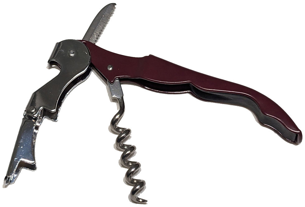 Thumbnail: Blame It On Bacchus™ Waiter's Corkscrew - Burgundy