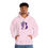Thumbnail: Unisex Blame It On Bacchus™ Superhero Logo Hoodie - Purple