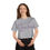 Thumbnail: Women's Blame It On Bacchus™ Statue Logo Cropped Tee - Light Purple