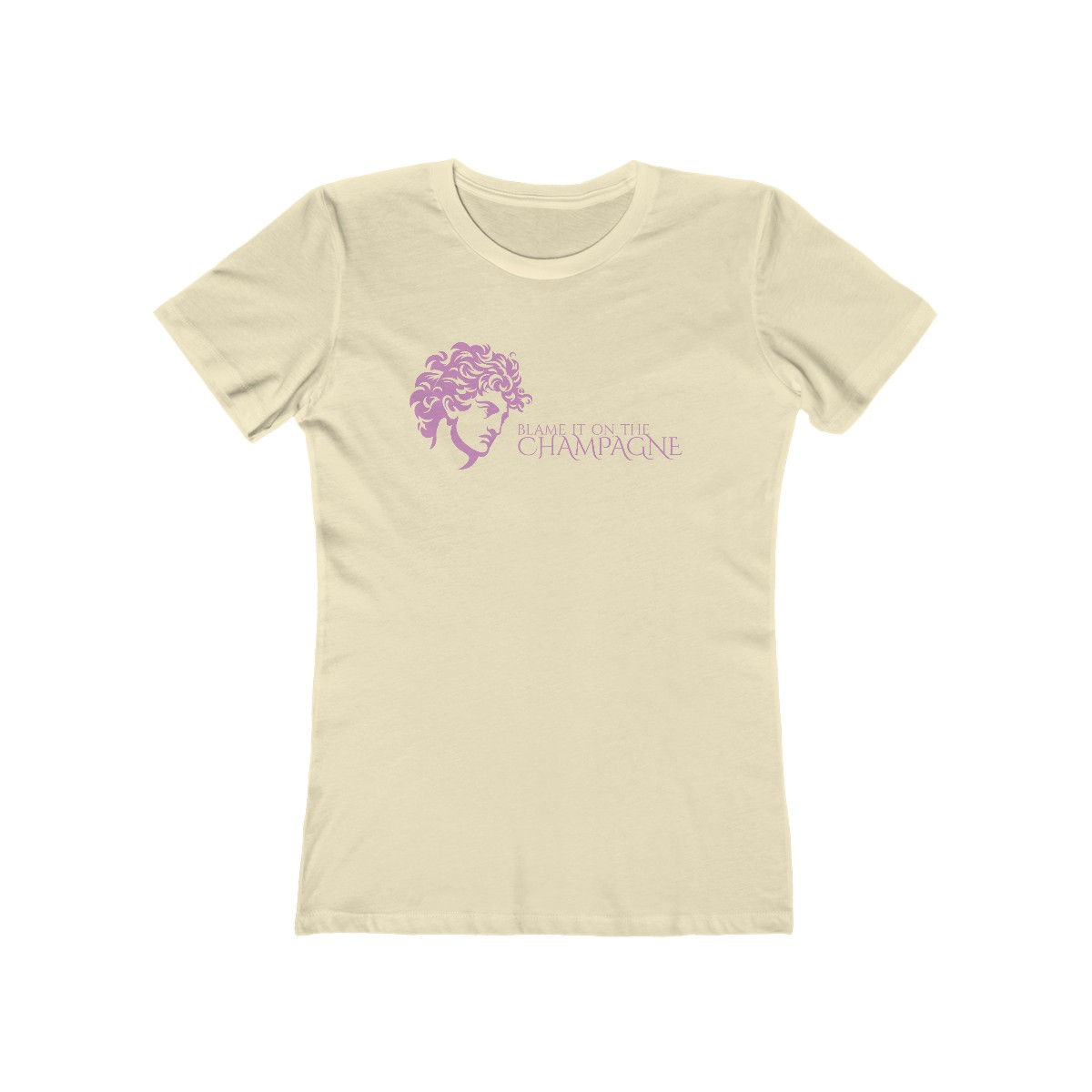 Women's Grapes & Wine Series Tee: Champagne