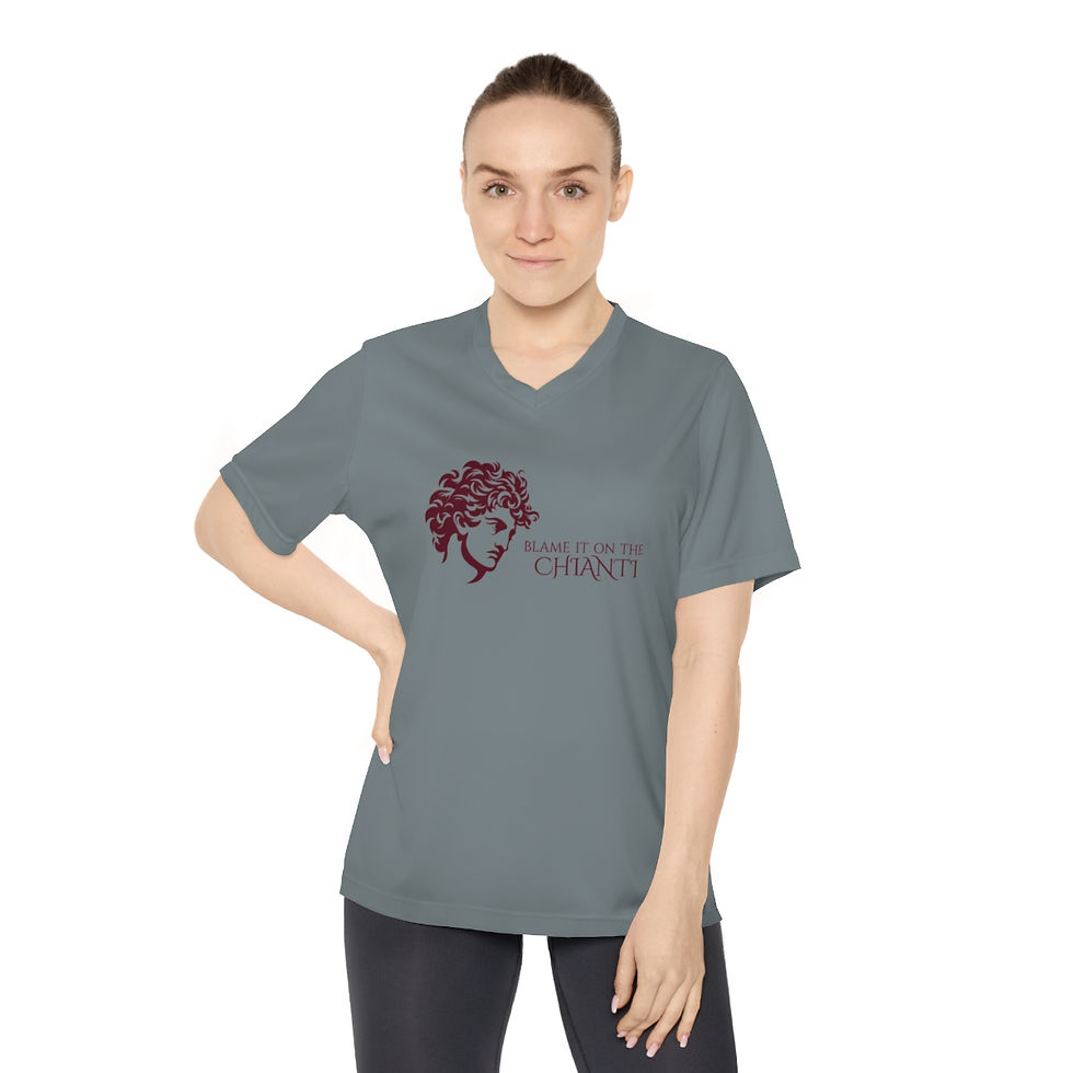 Thumbnail: Women's Grapes & Wine Series V-Neck Tee: Chianti