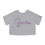 Thumbnail: Women's Blame It On Bacchus™ Statue Logo Cropped Tee - Light Purple