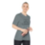 Thumbnail: Women's Wine Goddess V-Neck Tee - Black
