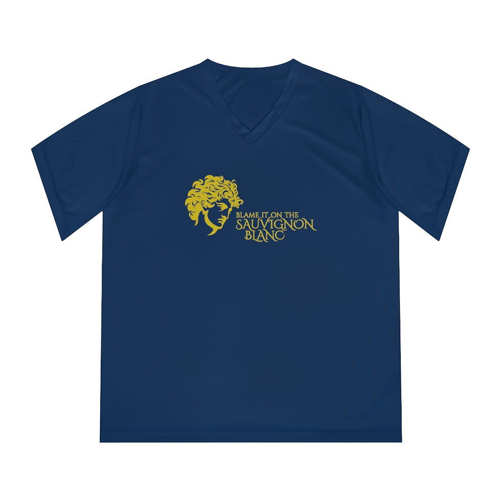 Thumbnail: Women's Grapes & Wine Series V-Neck Tee: Sauvignon Blanc
