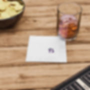 Blame It On Bacchus™ Stamp Logo Paper Napkins