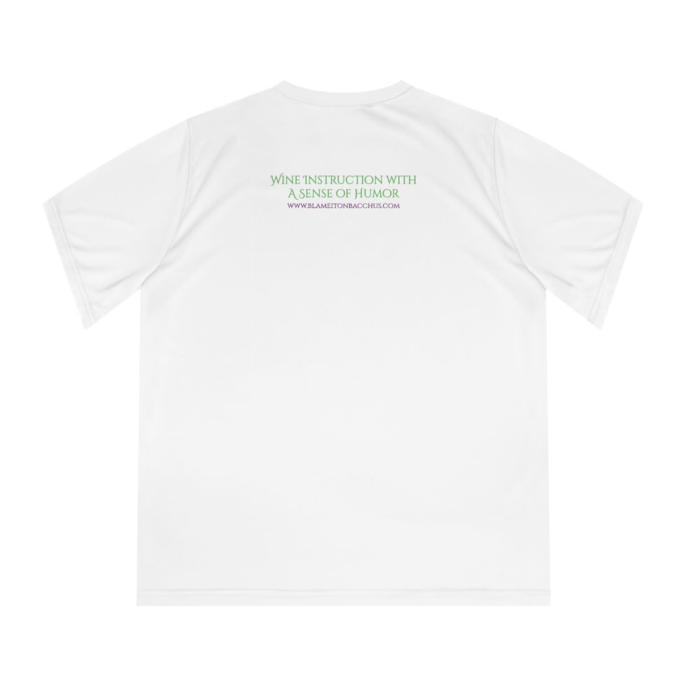 Thumbnail: Women's Blame It On Bacchus™ Logo V-Neck Tee - Purple