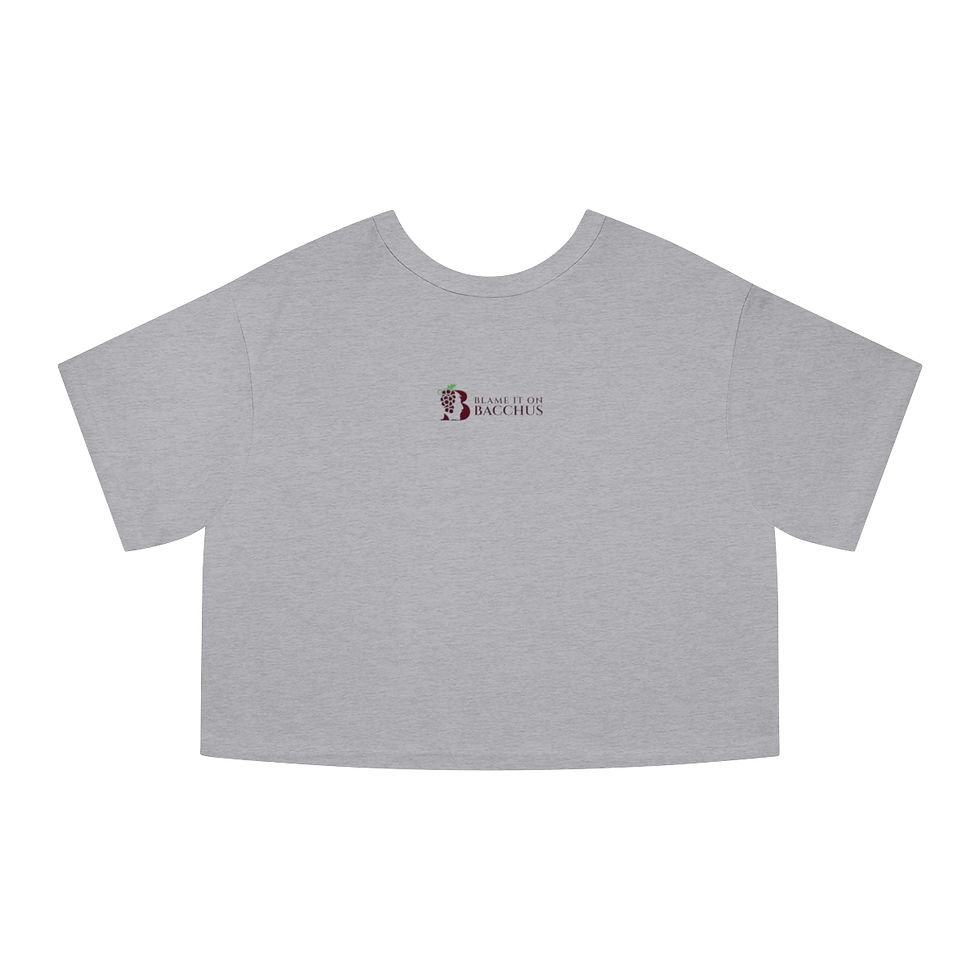 Thumbnail: Women's Grapes & Wines Series Cropped Tee: Rioja