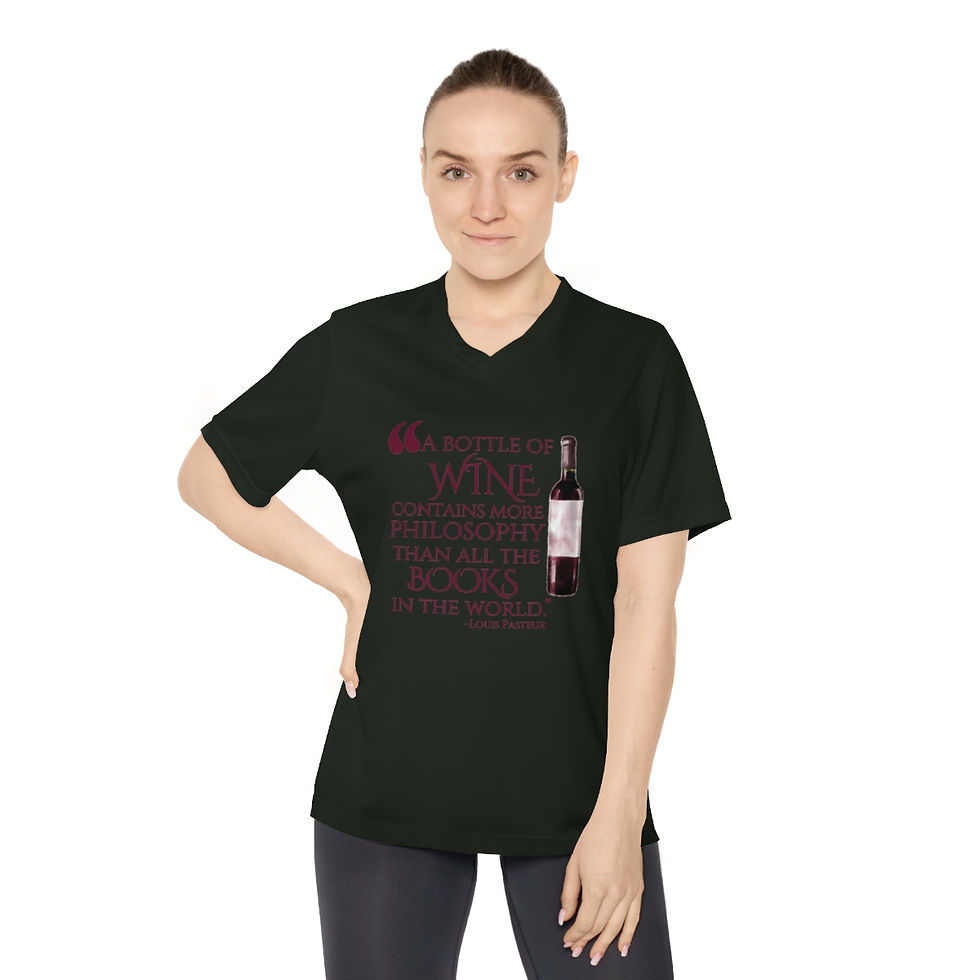 Thumbnail: Women's Quote Series V-Neck Tee: Pasteur