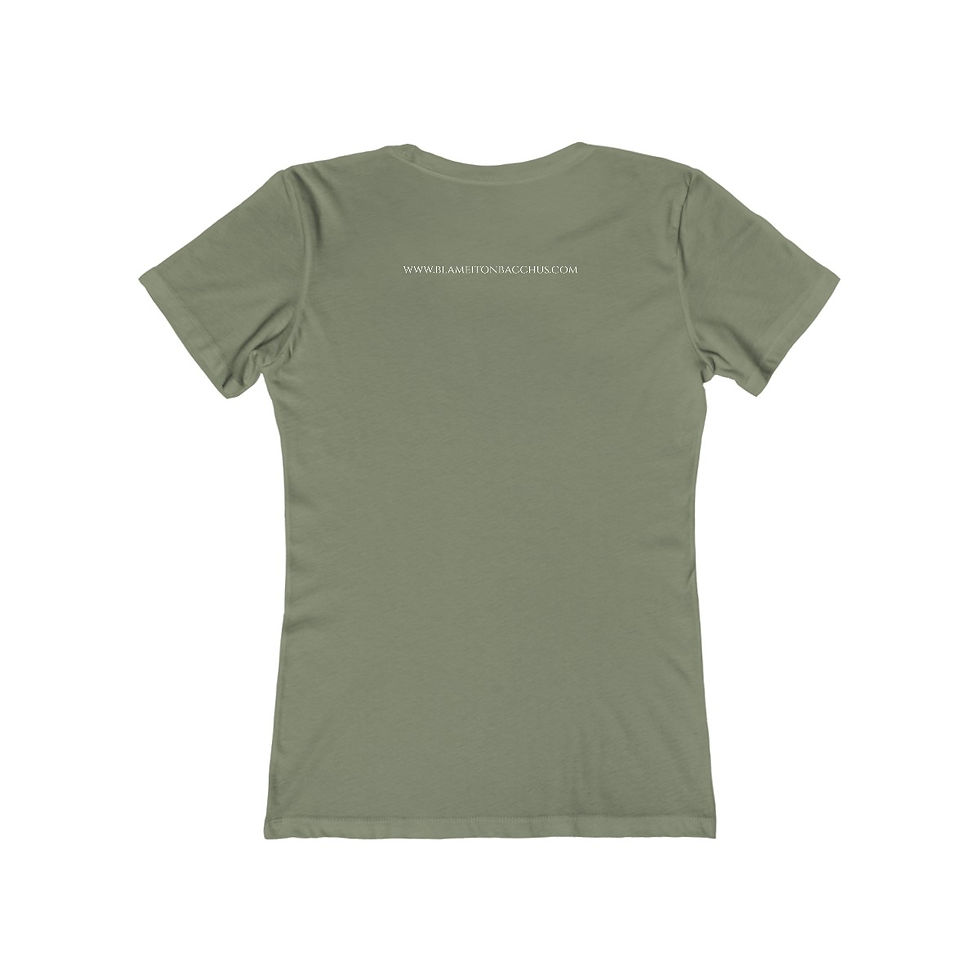 Thumbnail: Women's Blame It On Bacchus™ Fun Logo Tee