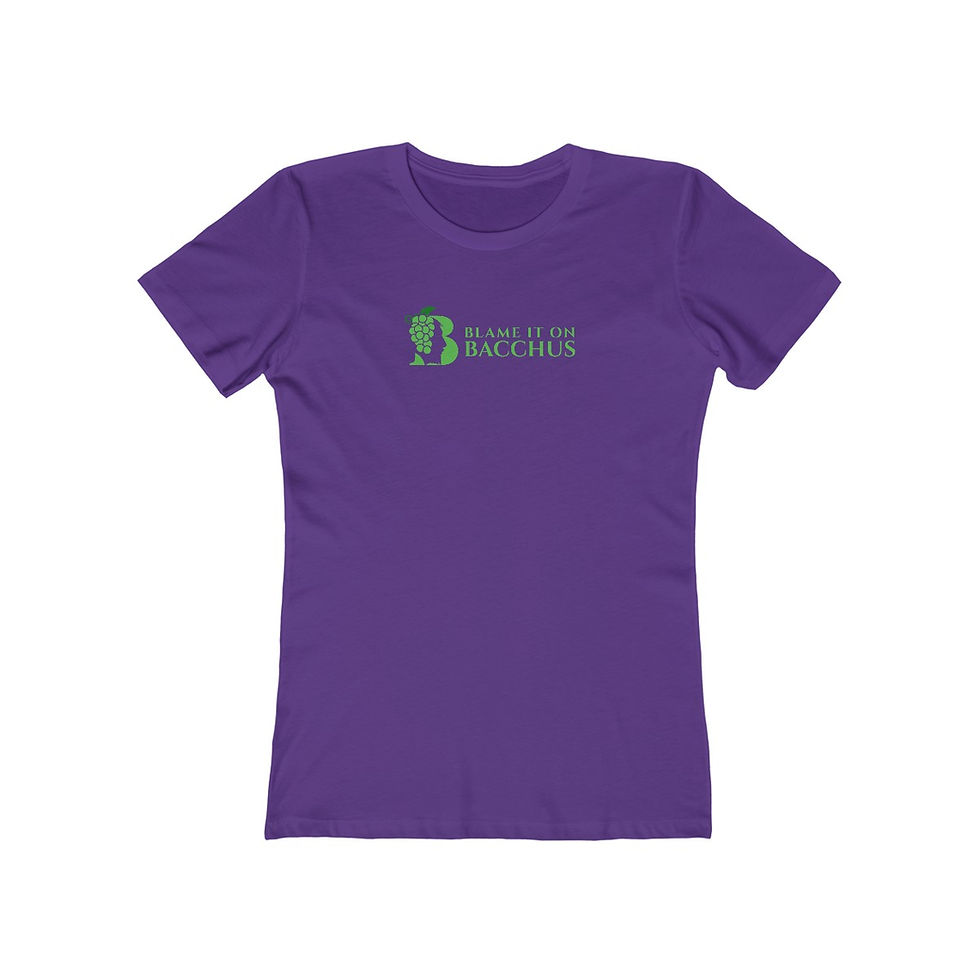 Thumbnail: Women's Blame It On Bacchus™ Logo Tee - Green