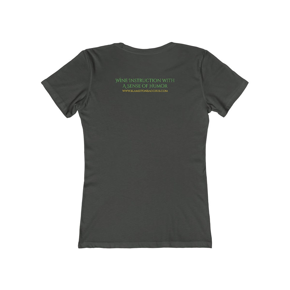 Thumbnail: Women's Blame It On Bacchus™ Logo Tee - Gold