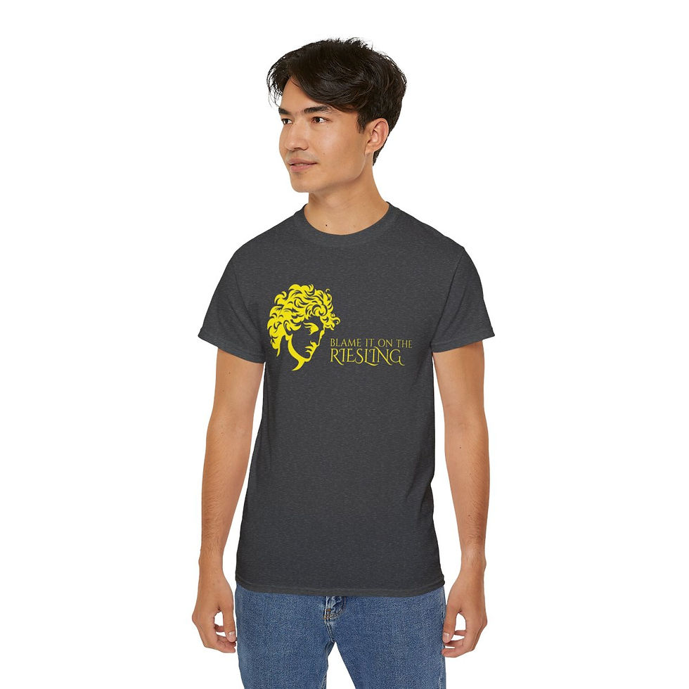 Thumbnail: Unisex Grapes & Wine Series Tee: Riesling