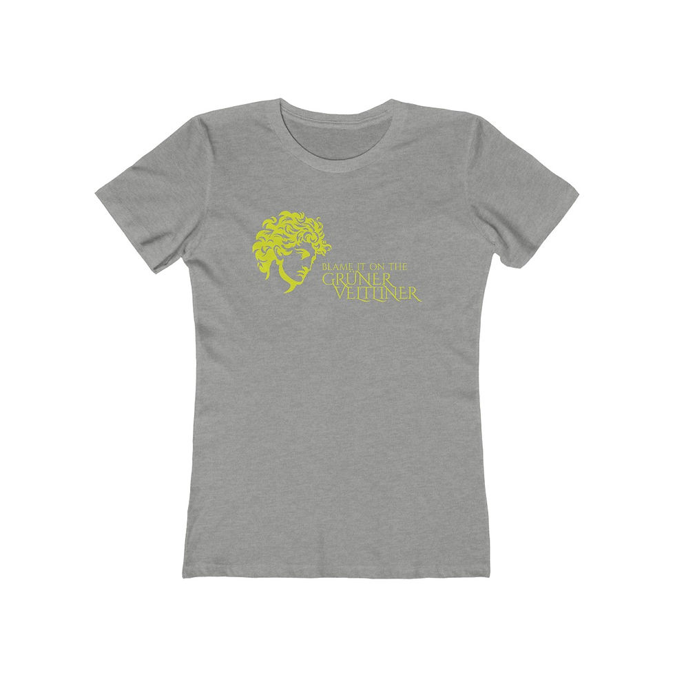Thumbnail: Women's Grapes & Wine Series Tee: Grüner Veltliner
