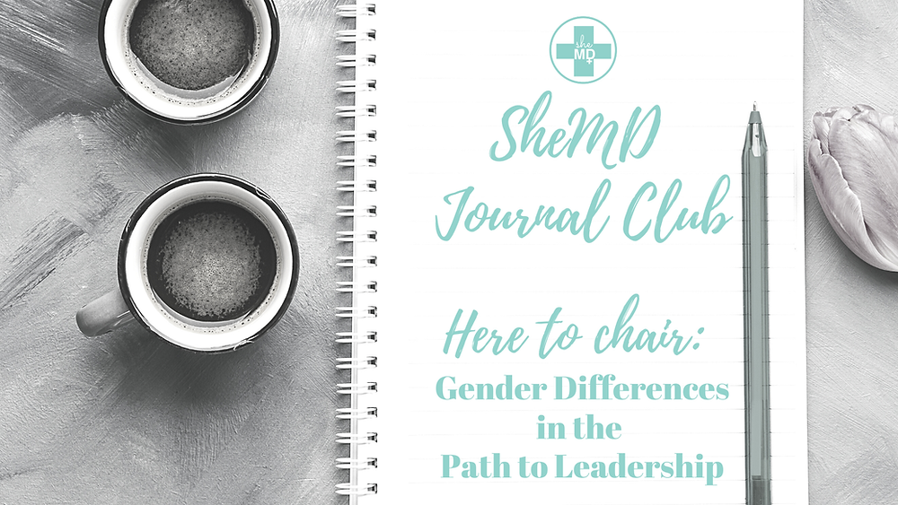 Here to chair Gender differences in the path to leadership