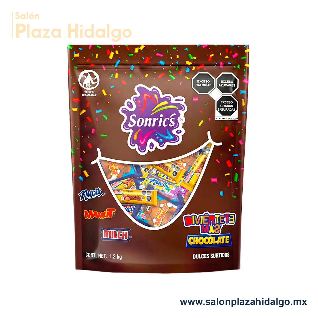 Piñatero Sonric's Diviértete Más Chocolate 1.2 Kg