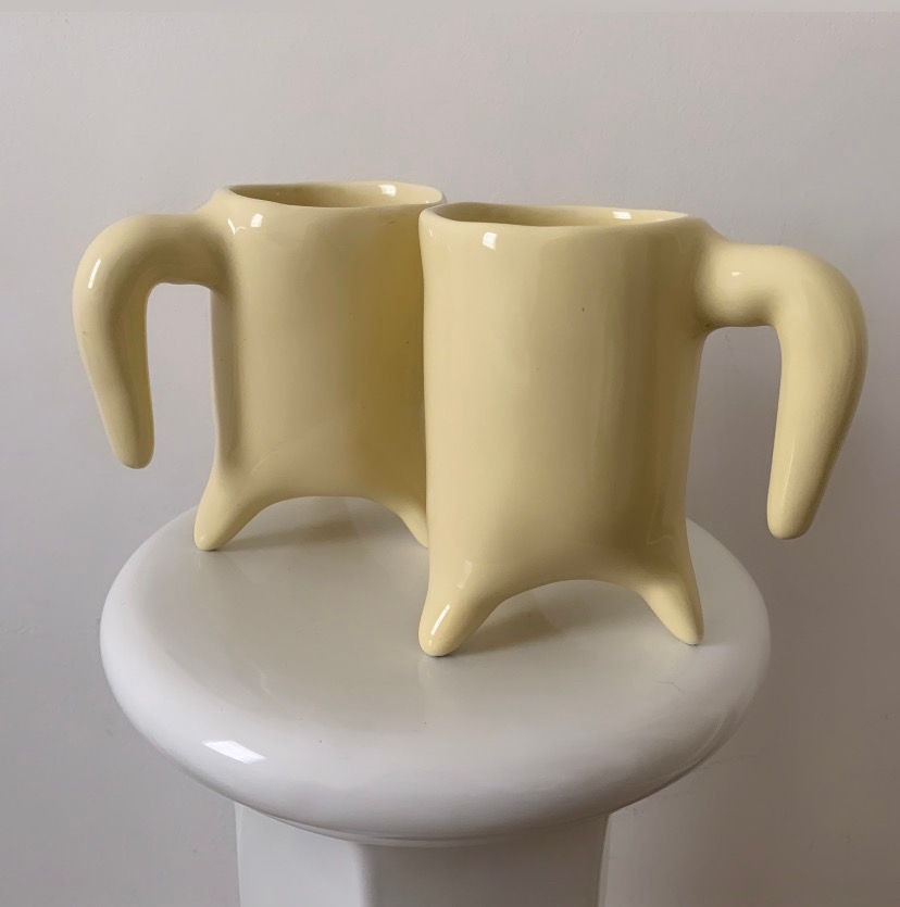 Miniature : Mug à pieds pastel