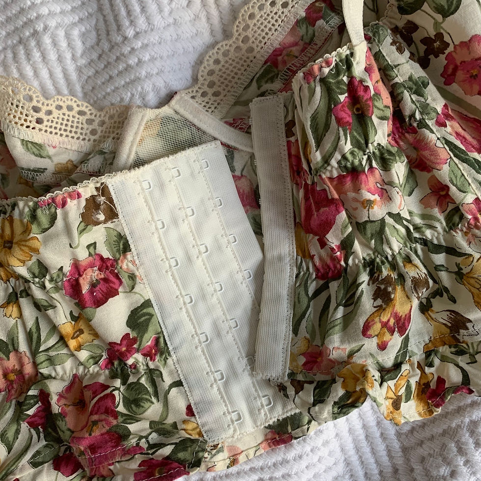 Miniature : Corset fleuri 