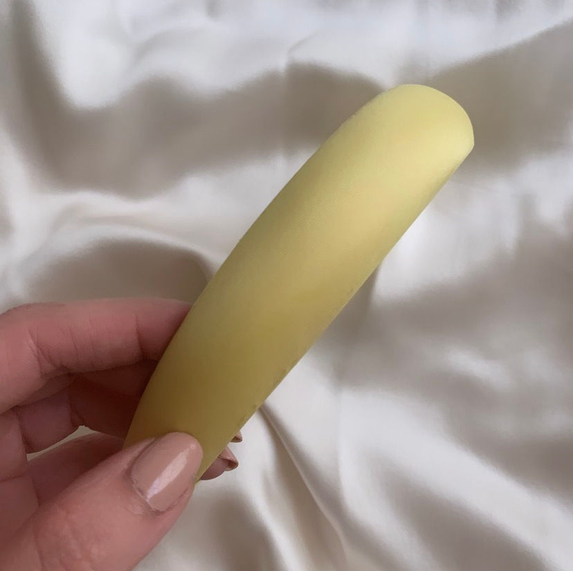 Thumbnail: Yellow satin headband