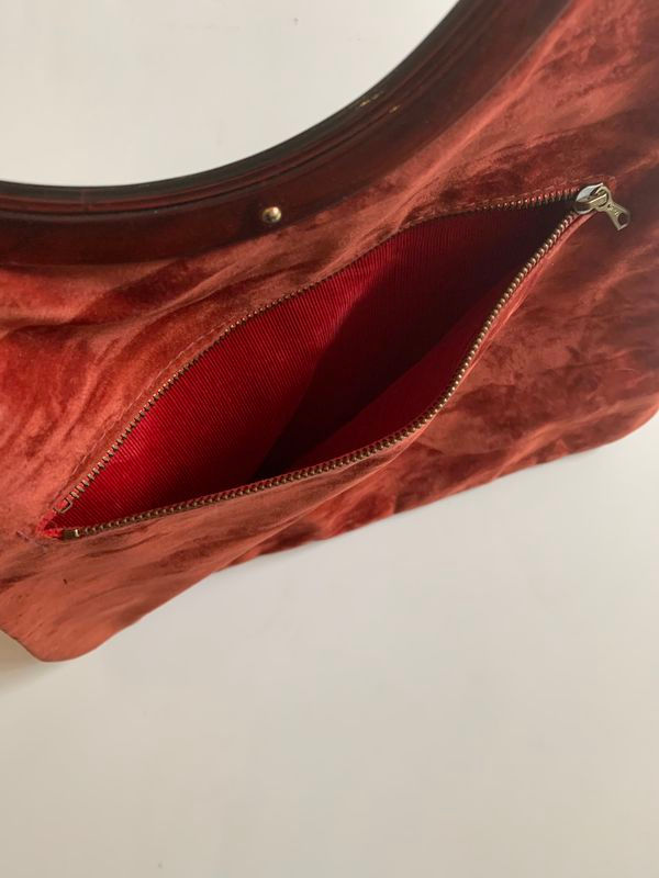 Thumbnail: Velvet bag from the 60s