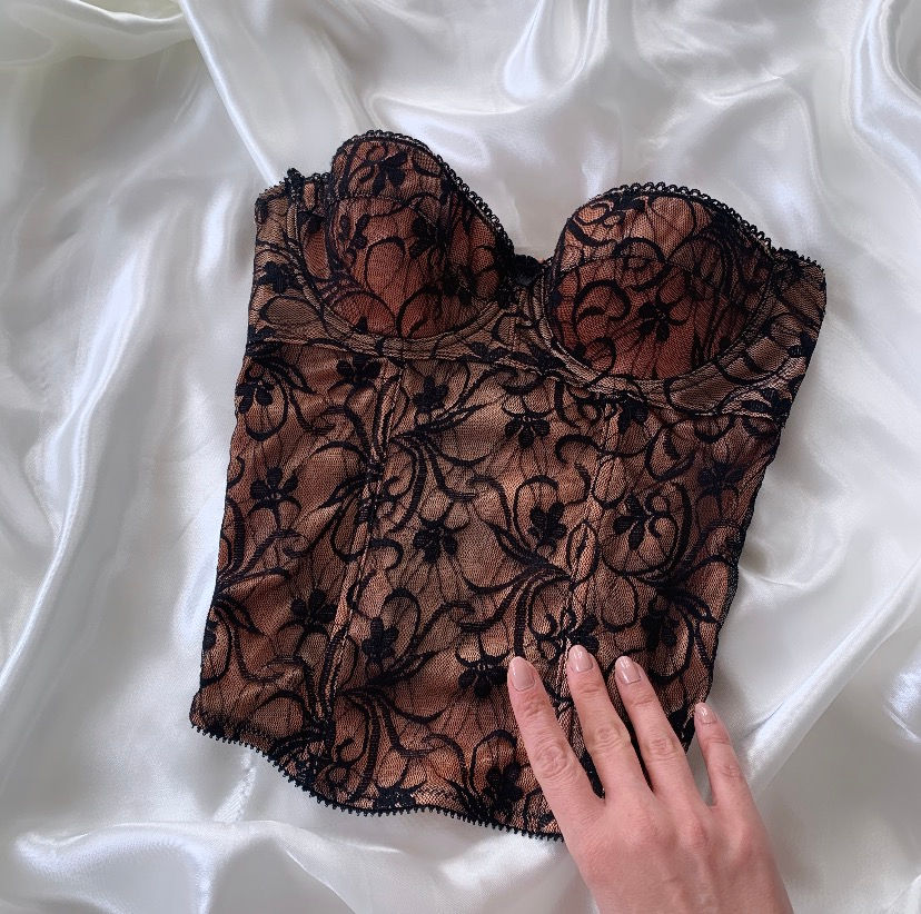 Miniature : Corset bustier dentelle