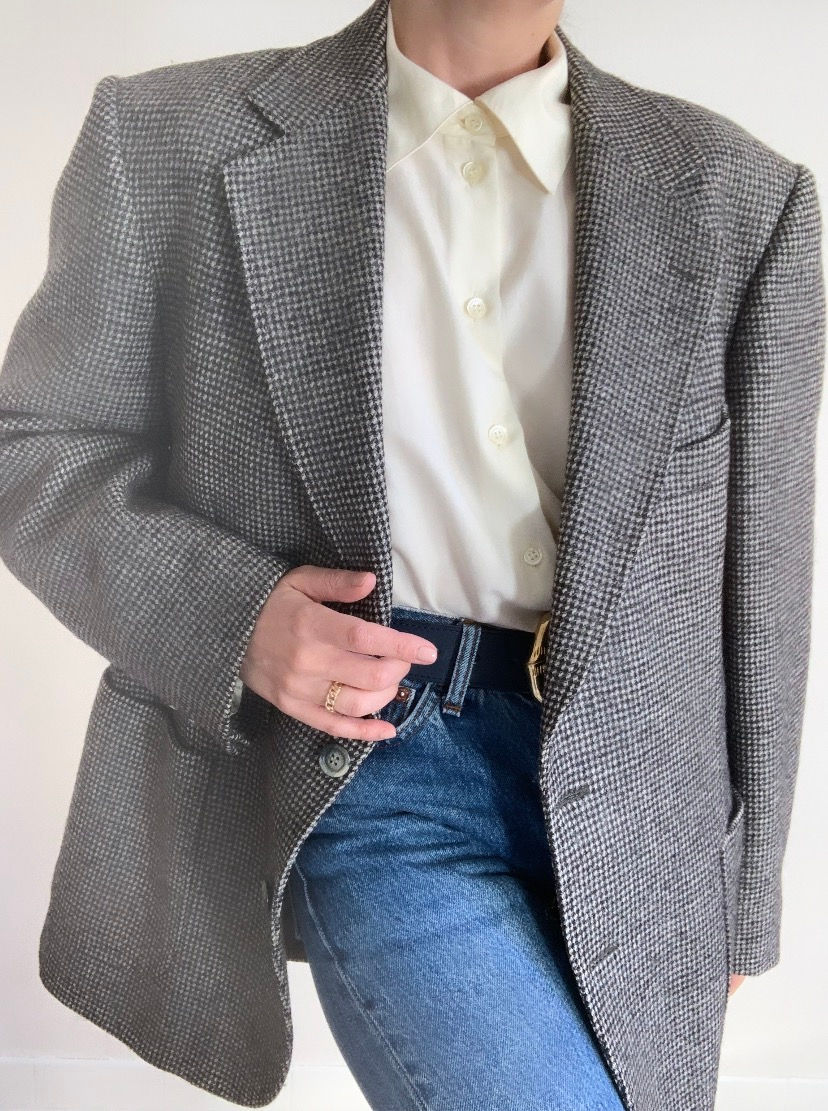 Miniature : Blazer laine oversize