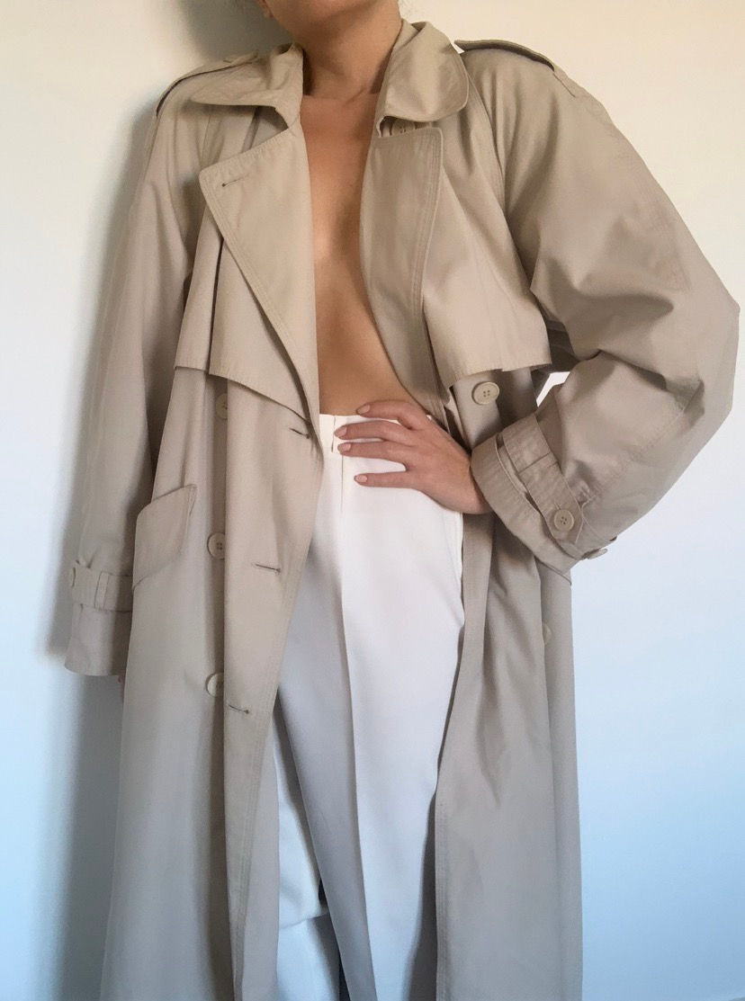 Miniature : Vintage oversize trench-coat 