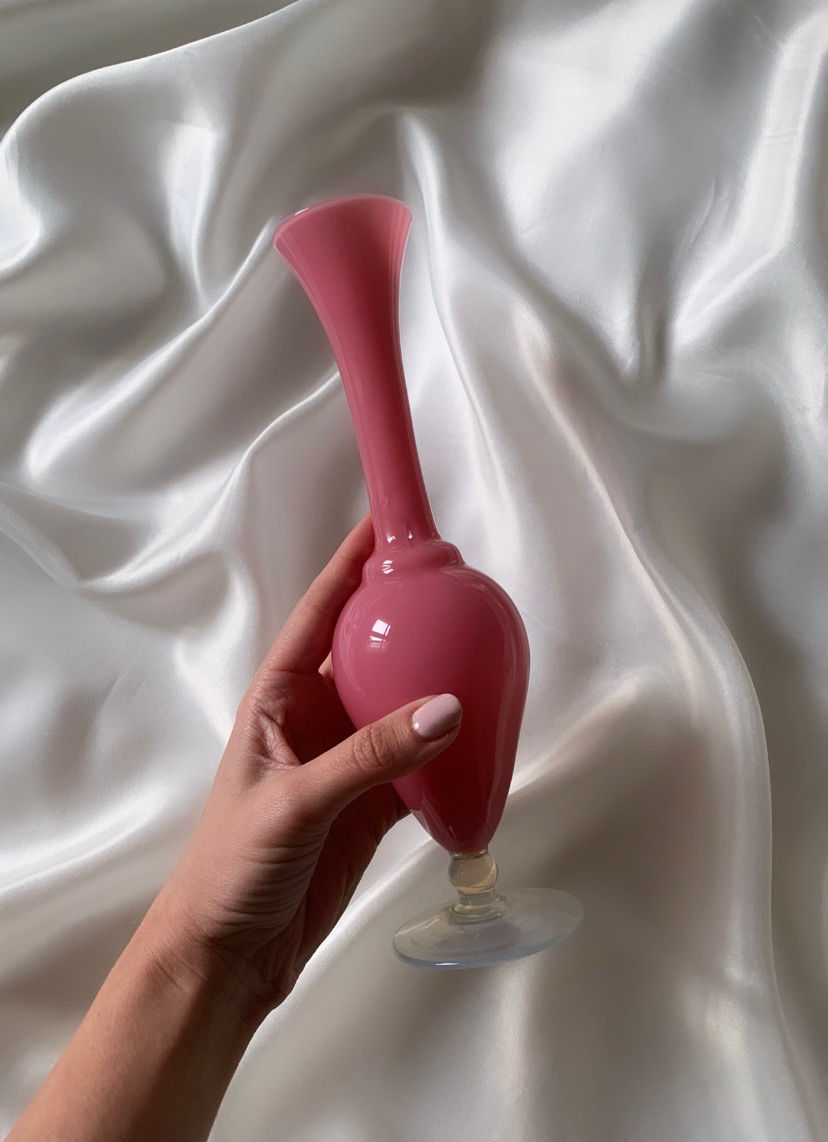 Miniature : Vase en opaline 