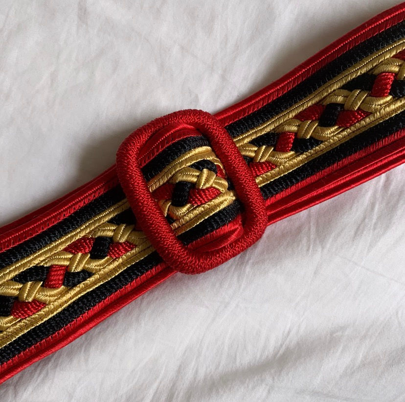 Miniature :  Multicolored satin belt