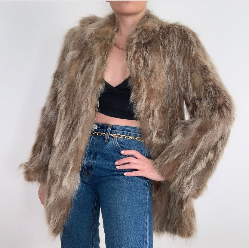 Miniature : Manteau vraie fourrure 