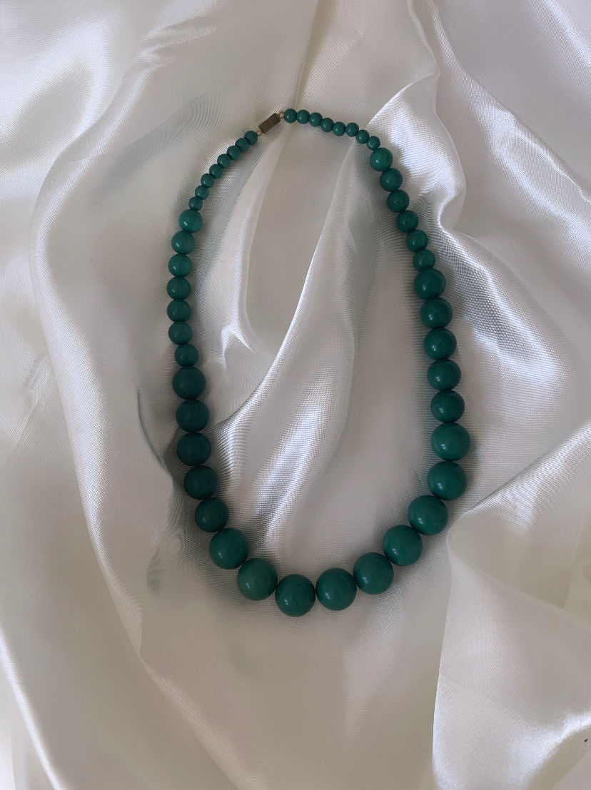 Miniature : Collier colors 80s vert