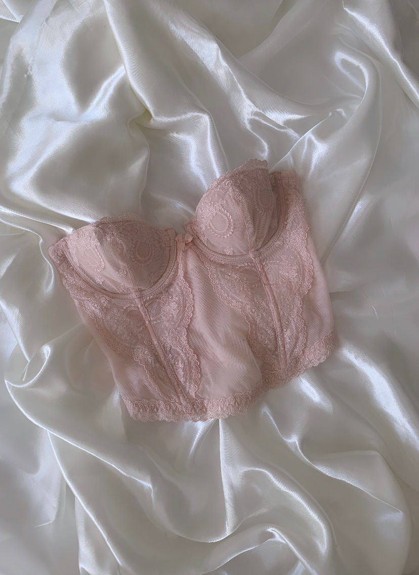 Thumbnail: Corset bustier rose pastel