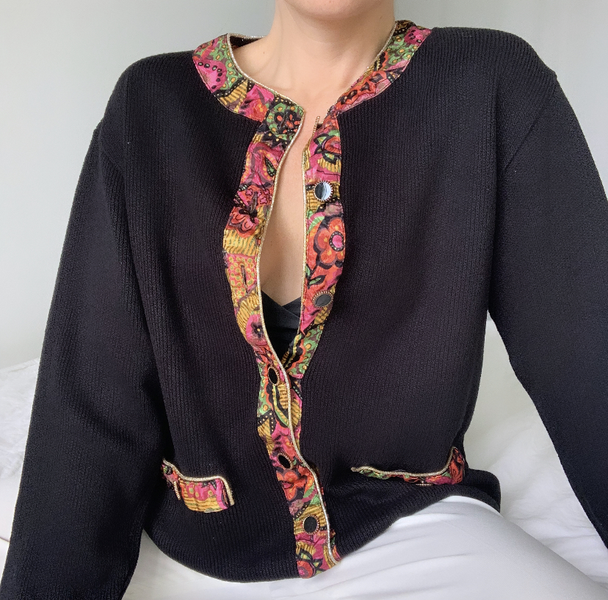 Miniature : Cardigan détails colorés