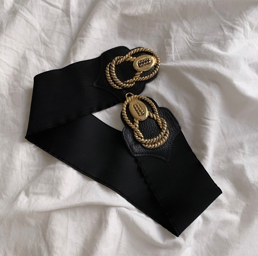 Thumbnail: 80s stretch black belt