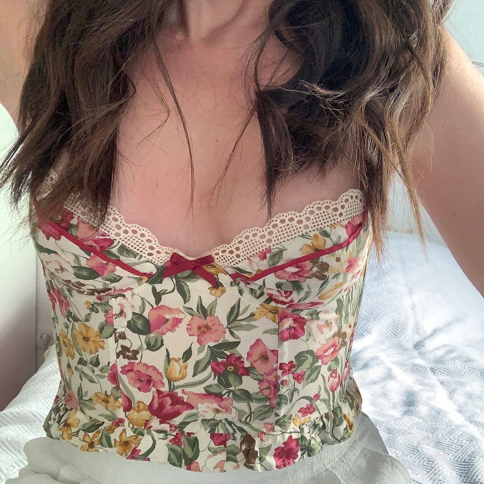 Miniature : Corset fleuri 