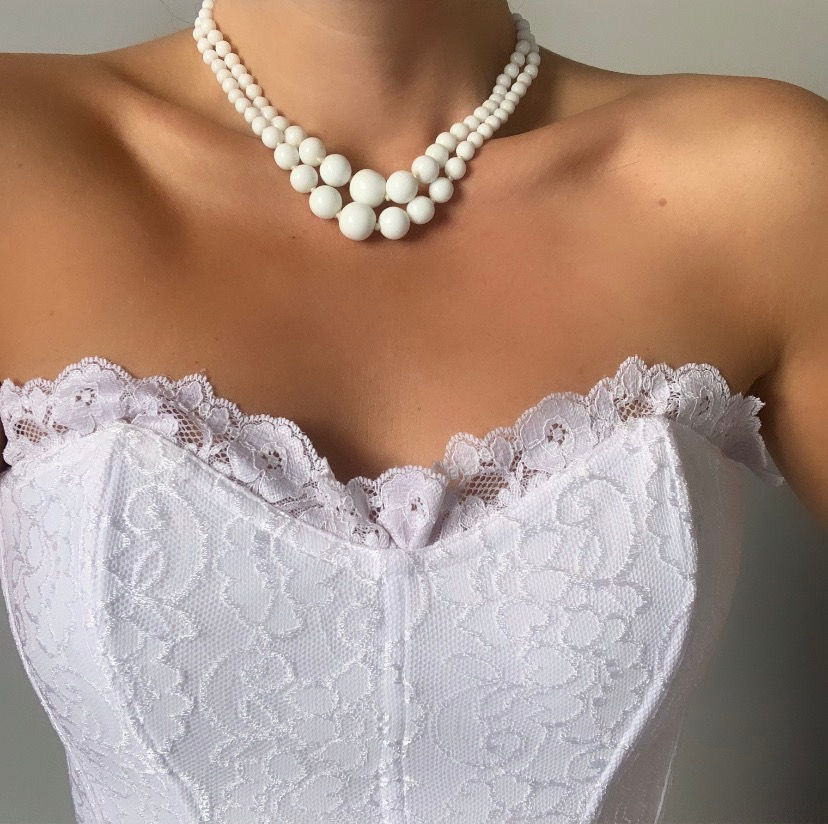 Miniature : White bustier
