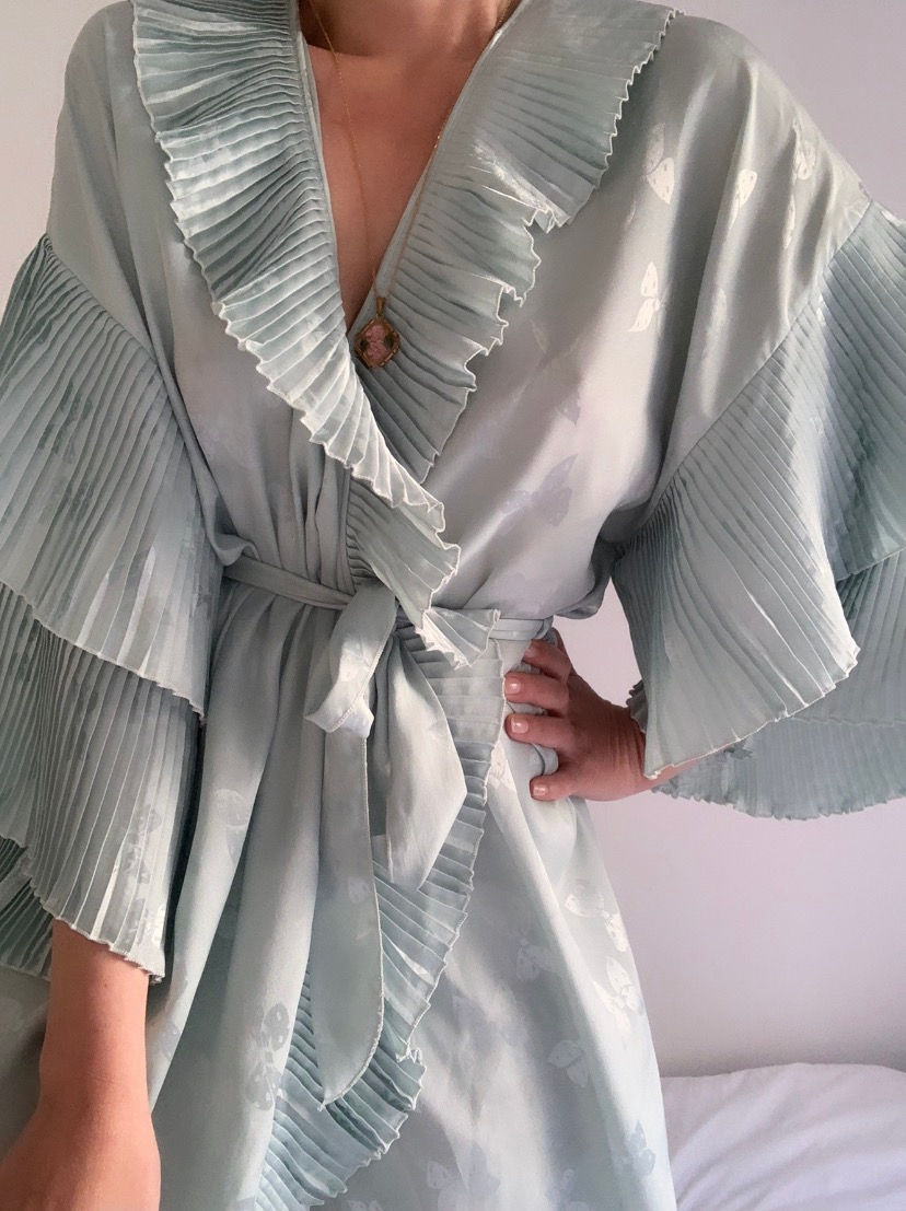Miniature : Kimono long satiné